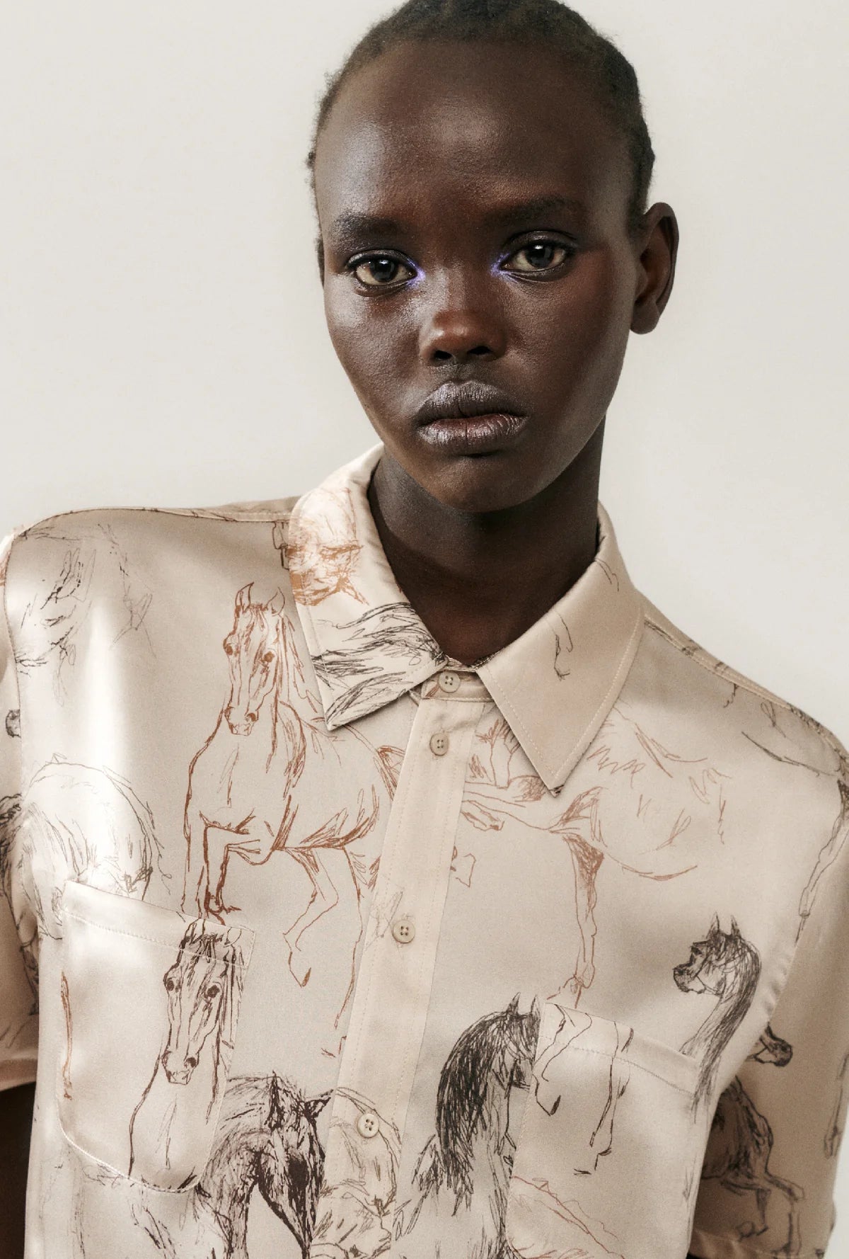 Boyfriend Shirt Wild Horses