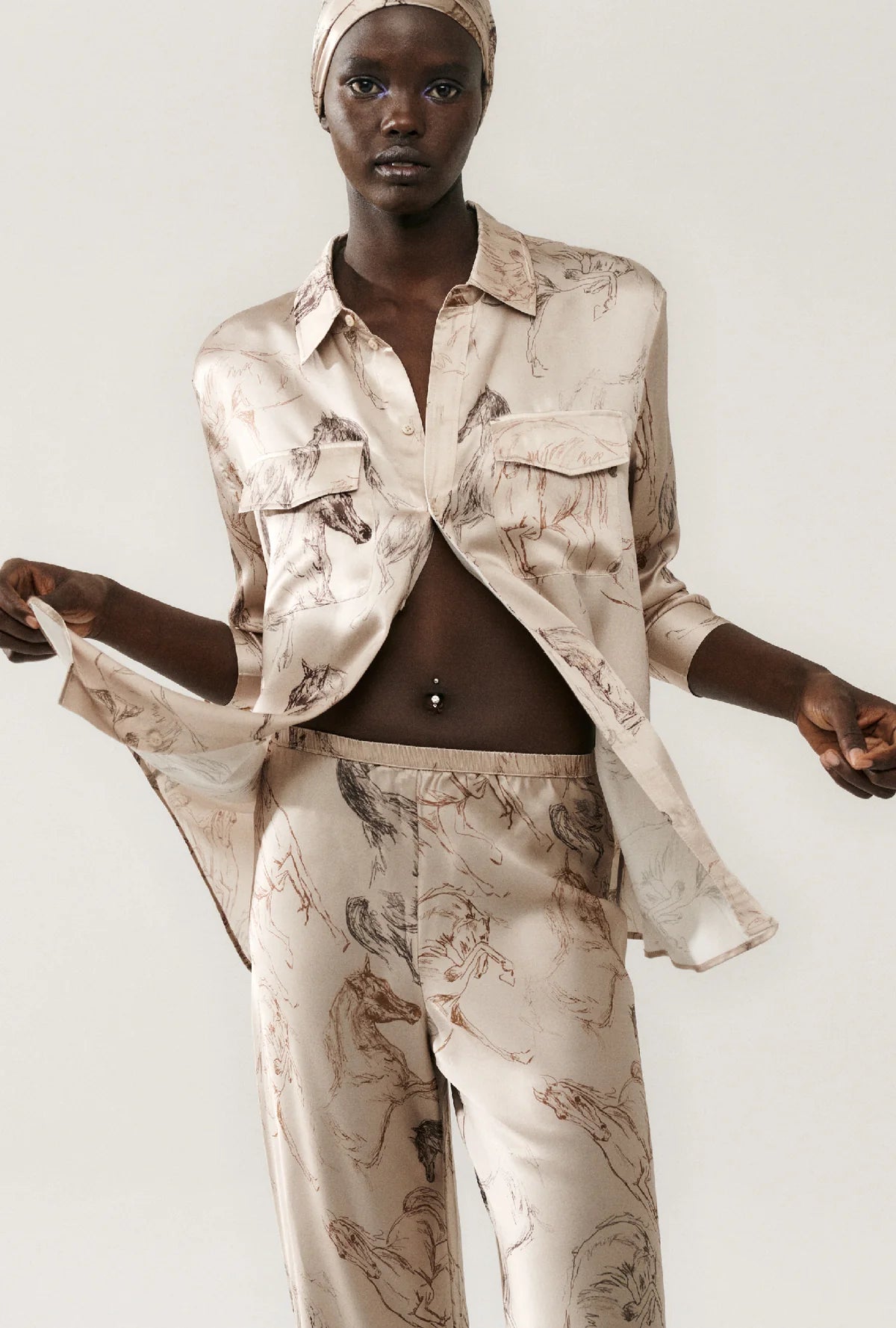 Boyfriend Shirt Wild Horses