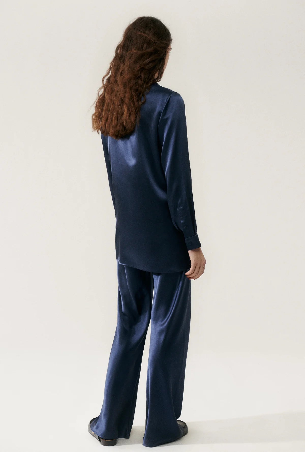 Relaxed Blazer Midnight - Silk Laundry