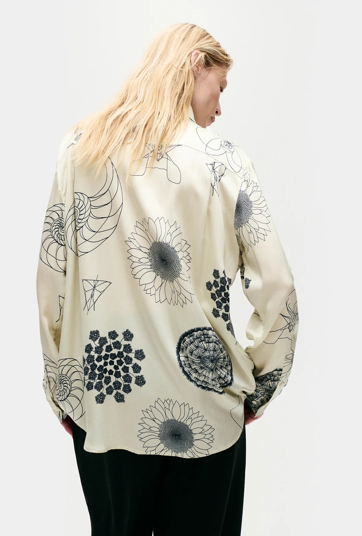 Boyfriend Shirt Fibonacci Off White