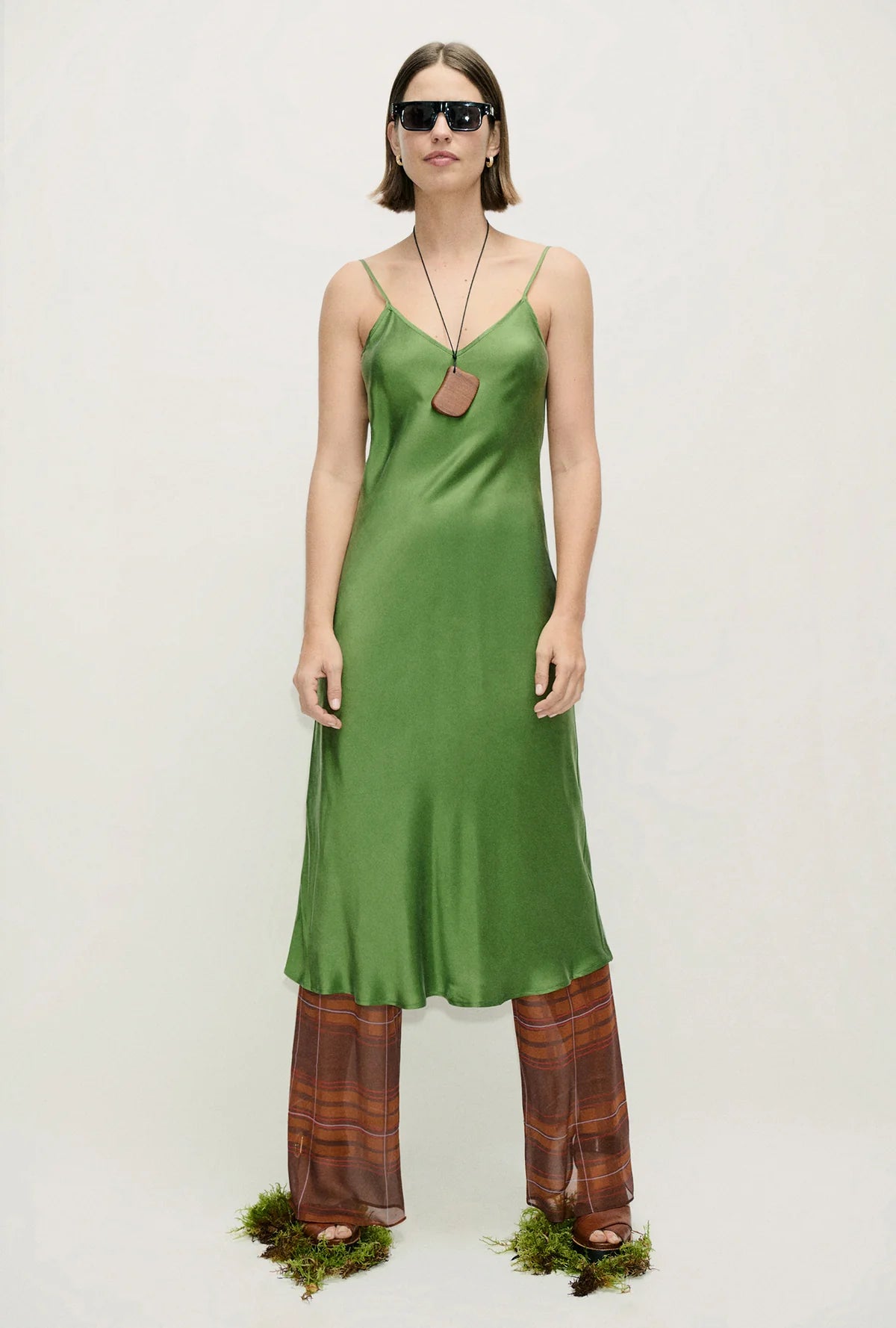 90s Slip Dress Fields