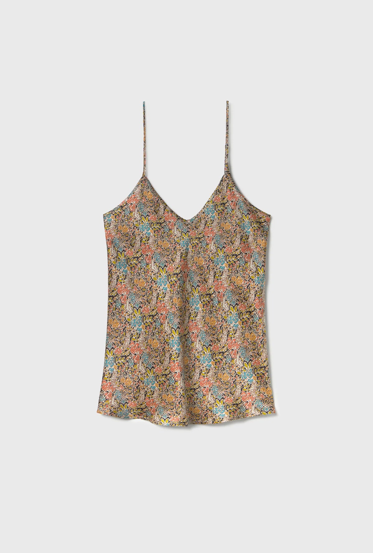Bias Cut Cami Sugar Floral - Silk Laundry