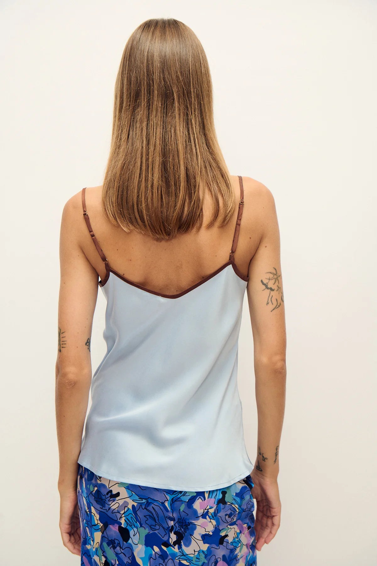 Bias Cut Cami Cornflower
