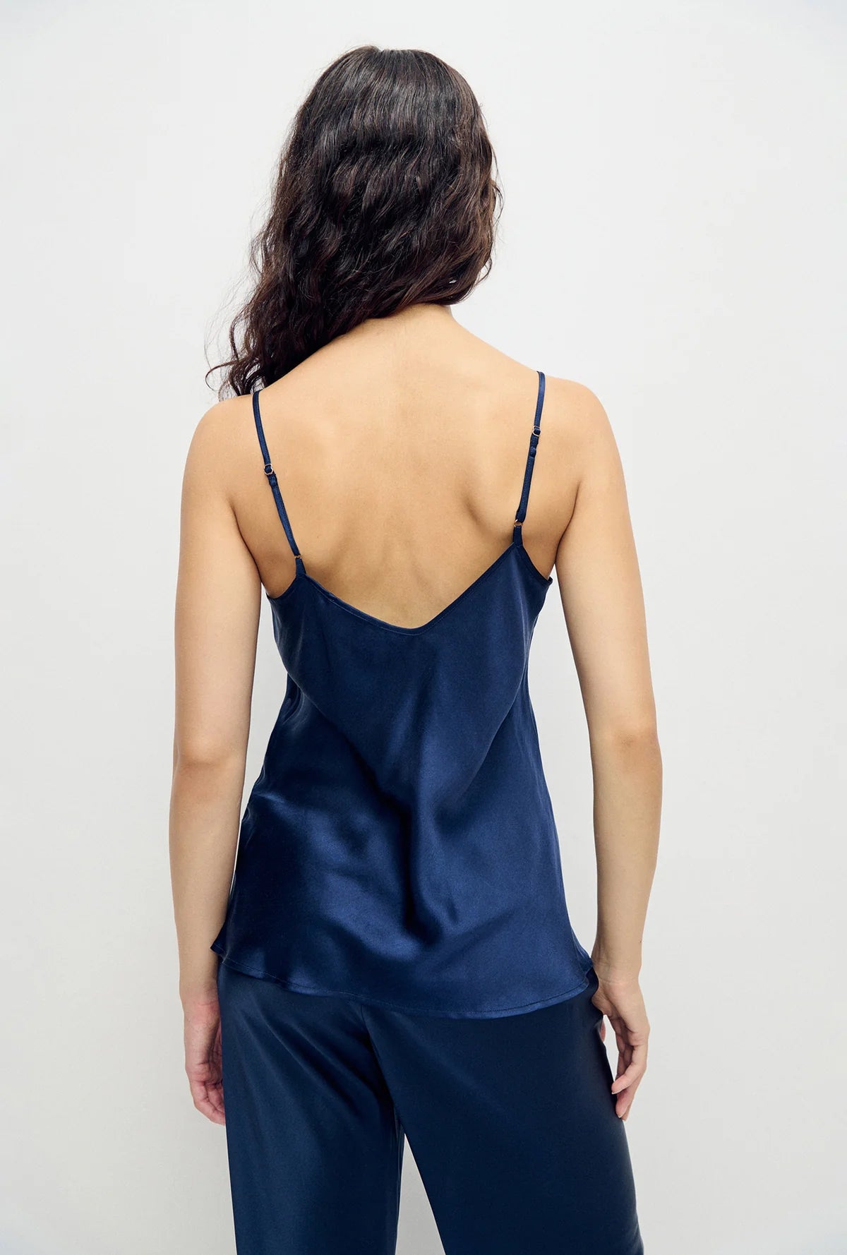 Bias Cut Cami Midnight - Silk Laundry