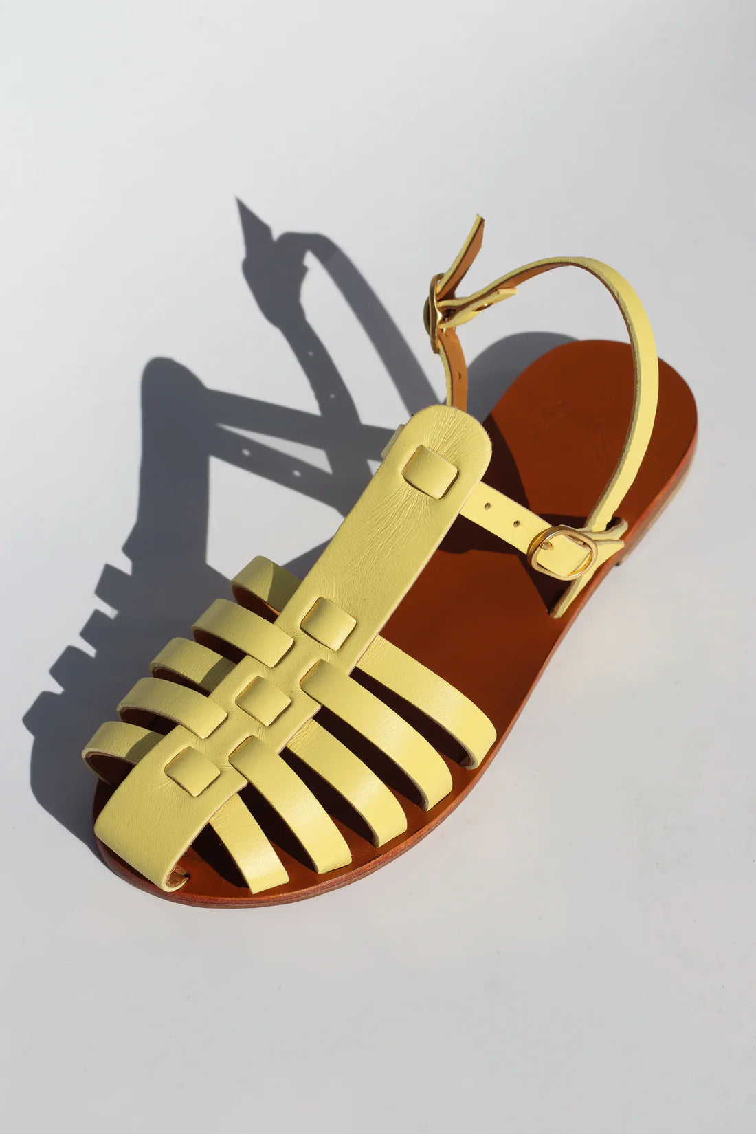 Sunny - Camel Sole Fisherman Sandals - Mama Praia
