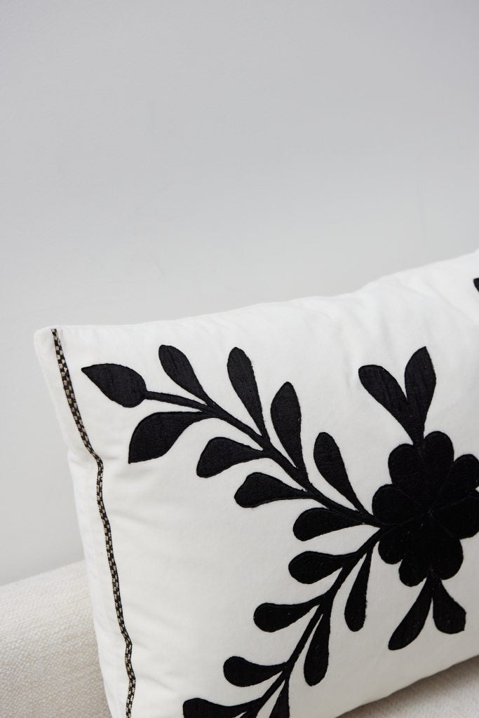 Flora Black Silk Flower