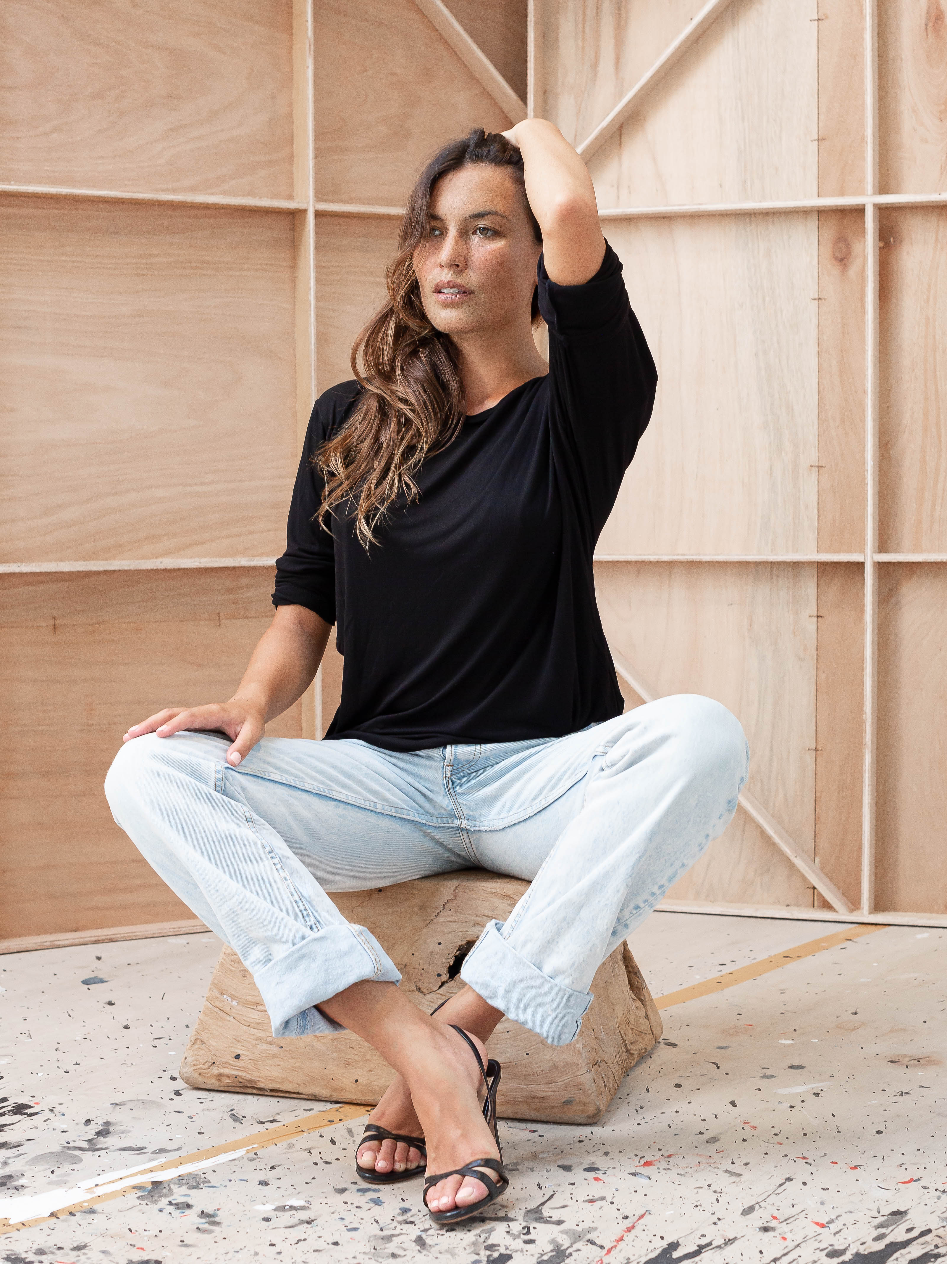 Long Sleeve Round Neck Tee