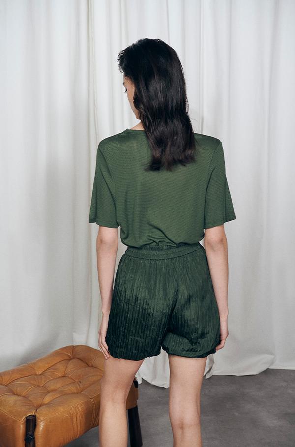 Crinkle Shorts Cedar