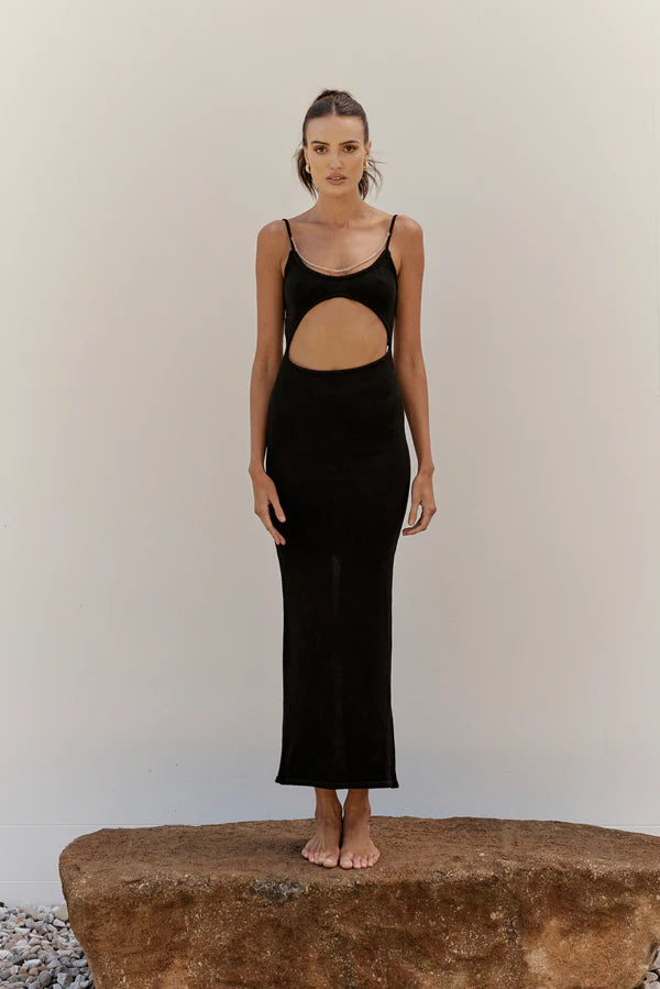Raj Dress Black - Johansen