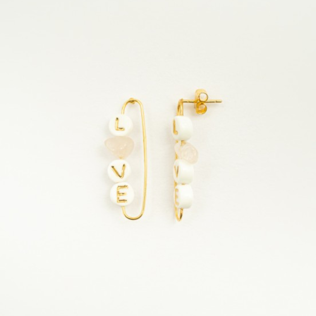 LOVE Earrings Des Mots D'Amour