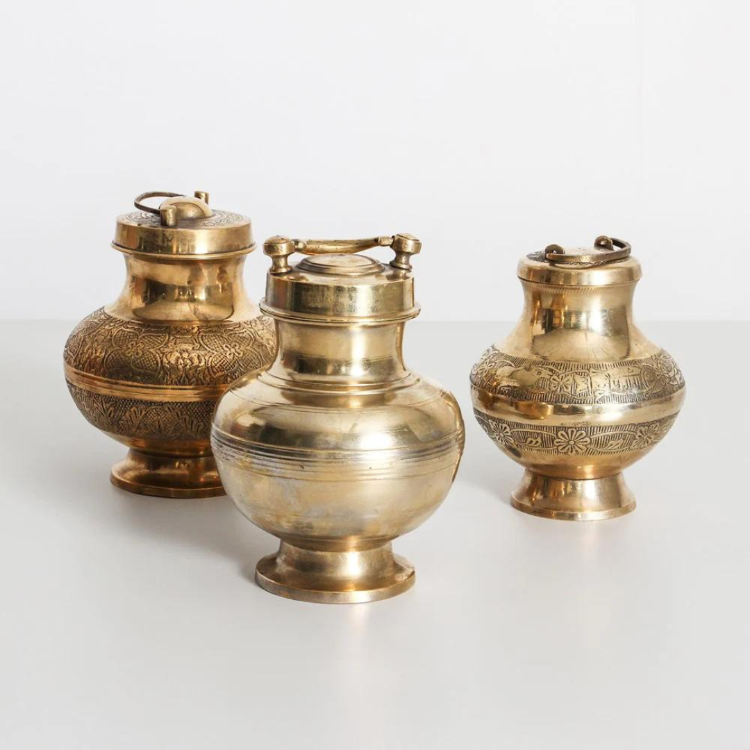Indian Brass Water Bottle