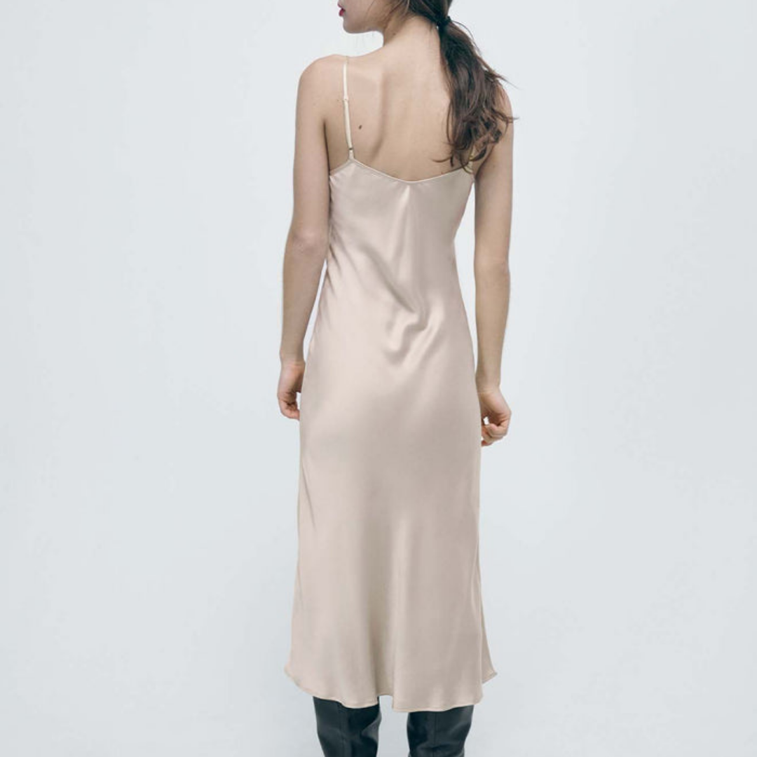 90s Slip Dress Hazelnut