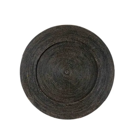 Sasha Woven Tray Large Black