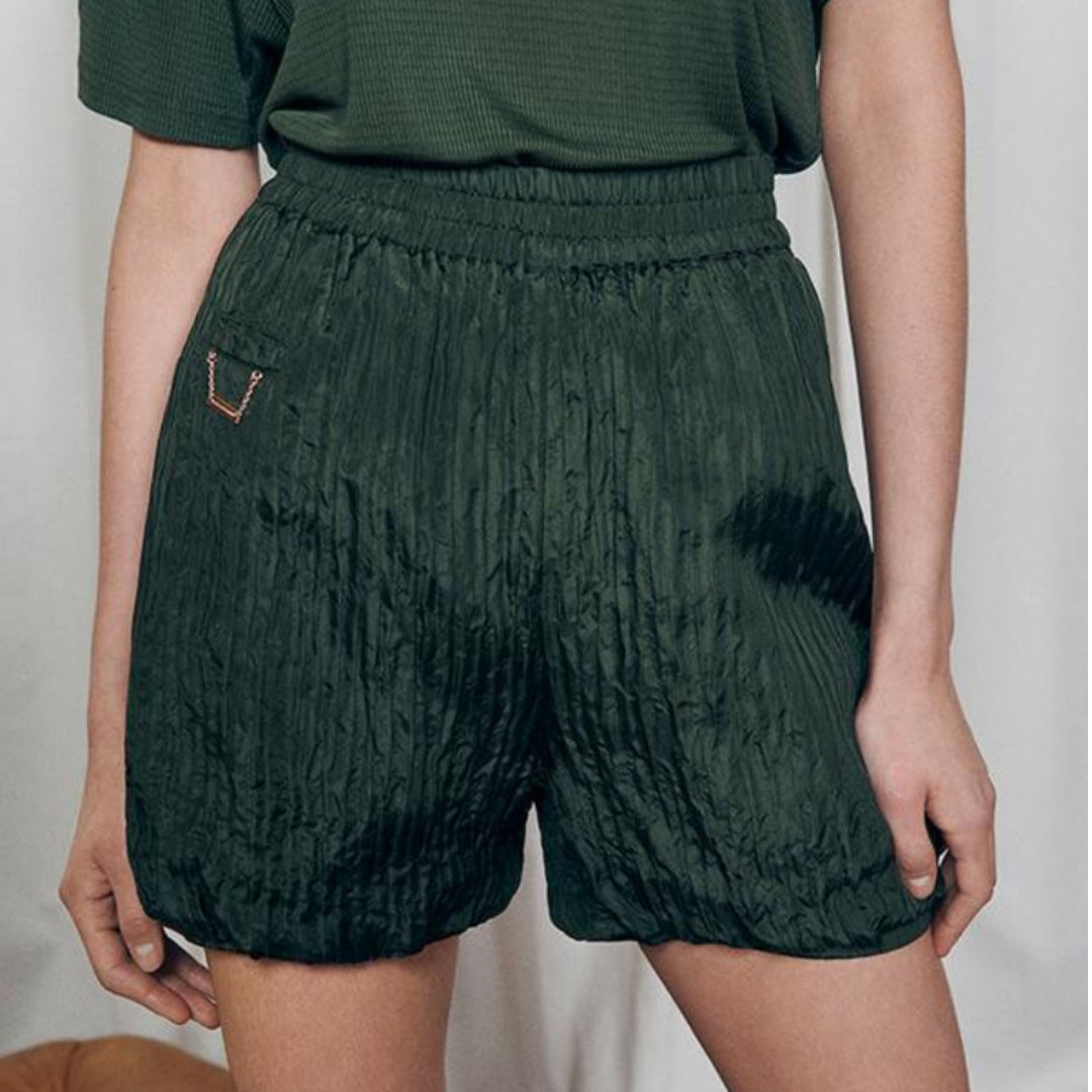 Silk Laundry Cedar Crinkle Shorts
