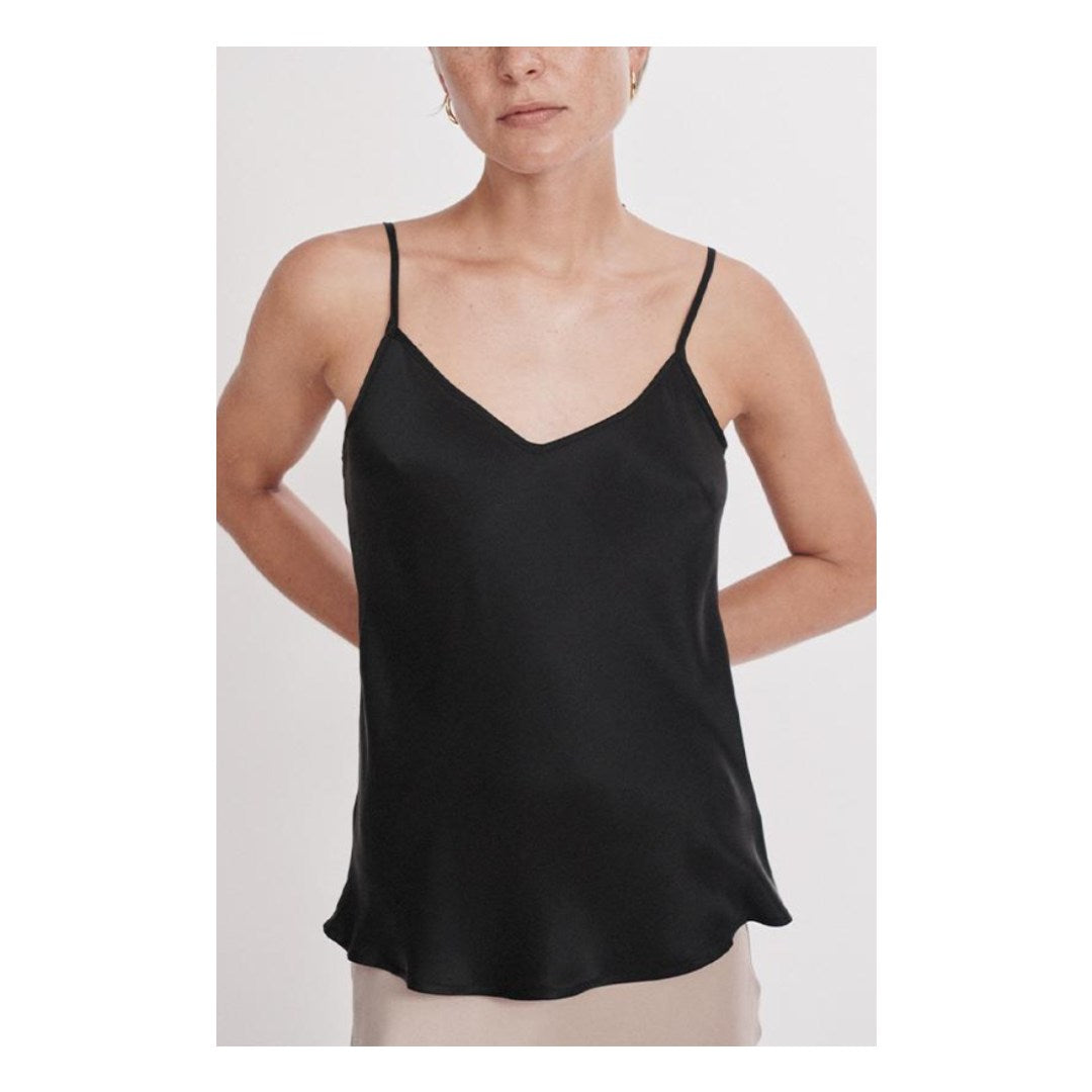 Bias Cut Cami Black