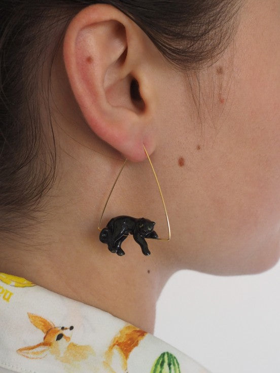Black Panther Triangle Hoops