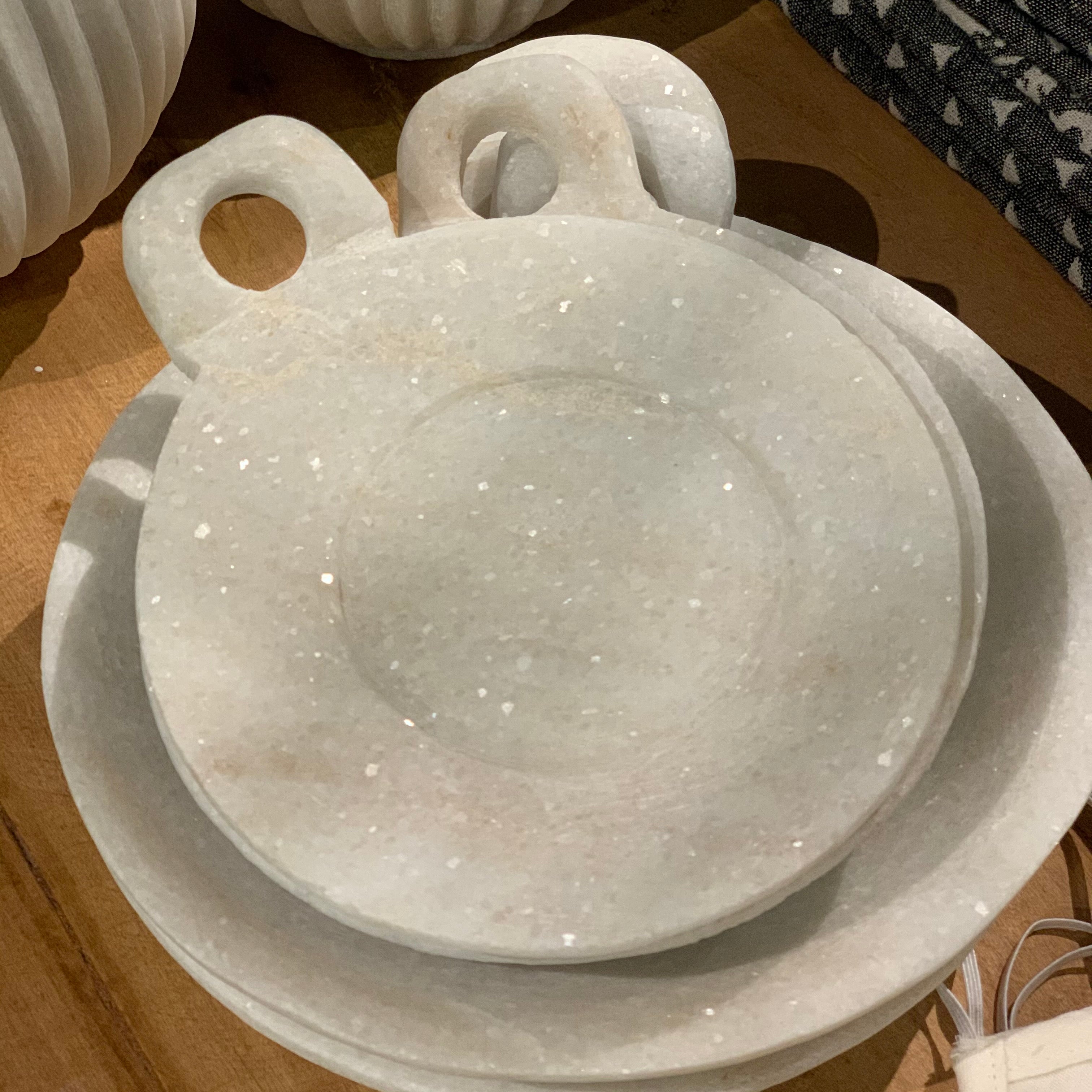 Marble Plate with handle