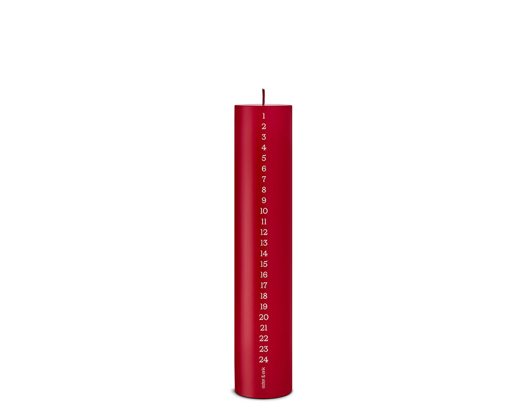 Pillar Candles | Calendar Candles - Ester & Erik