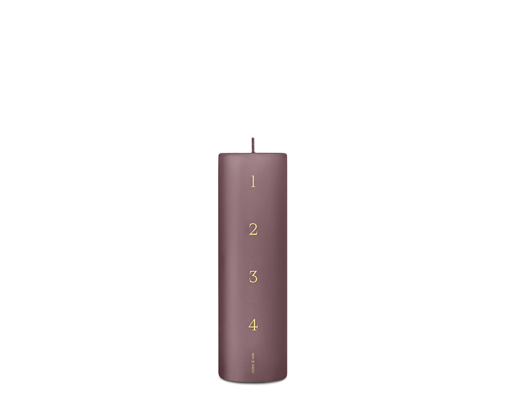 Pillar Candles I Advent Candles - Ester & Erik