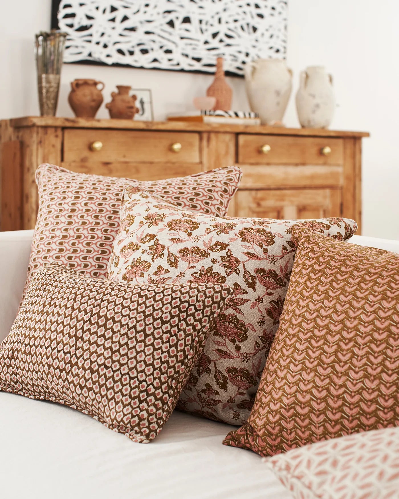 Patola Musk Linen Cushion 30x45cm