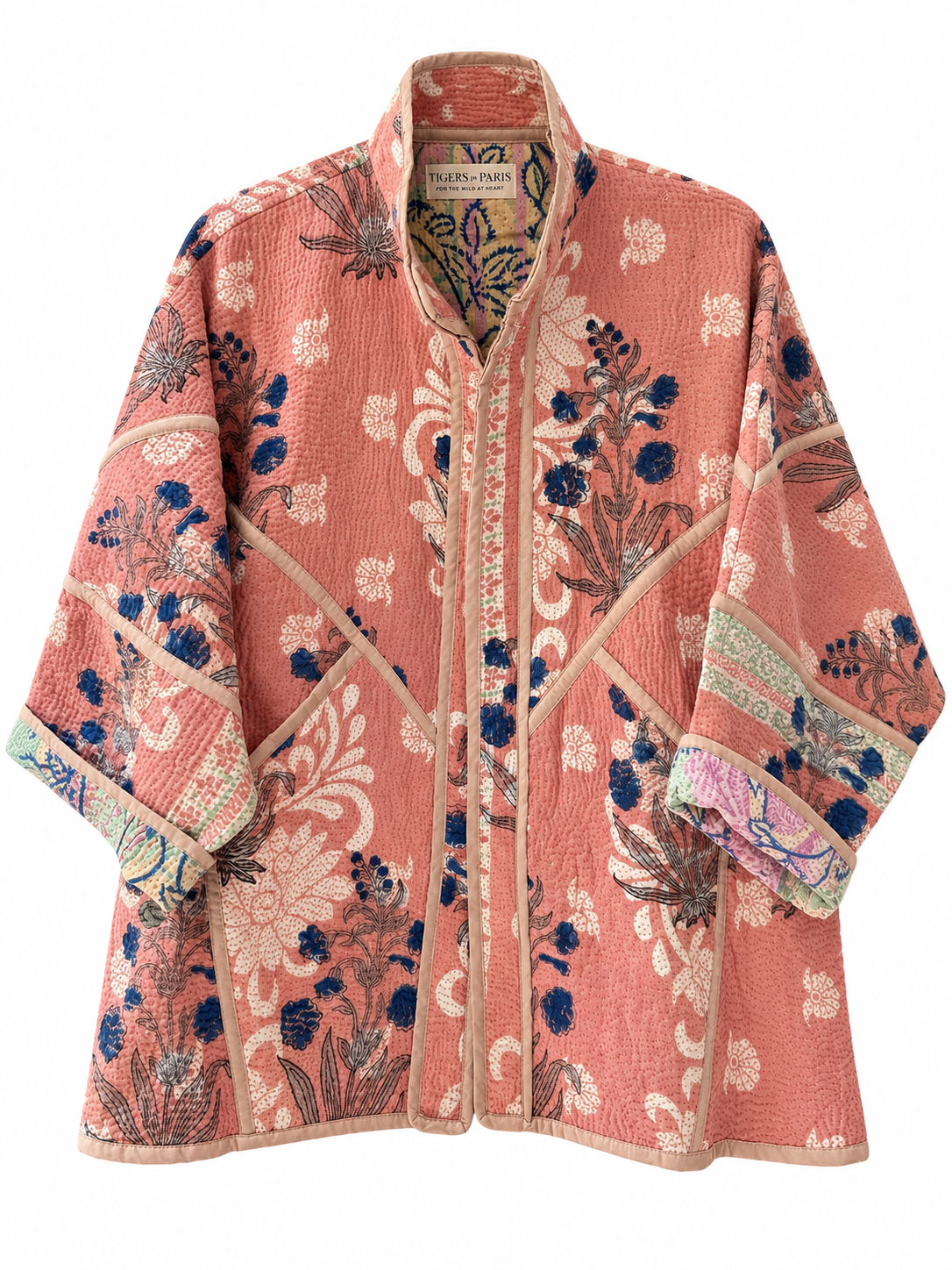 Vintage Kantha Kimono Jacket Design 12