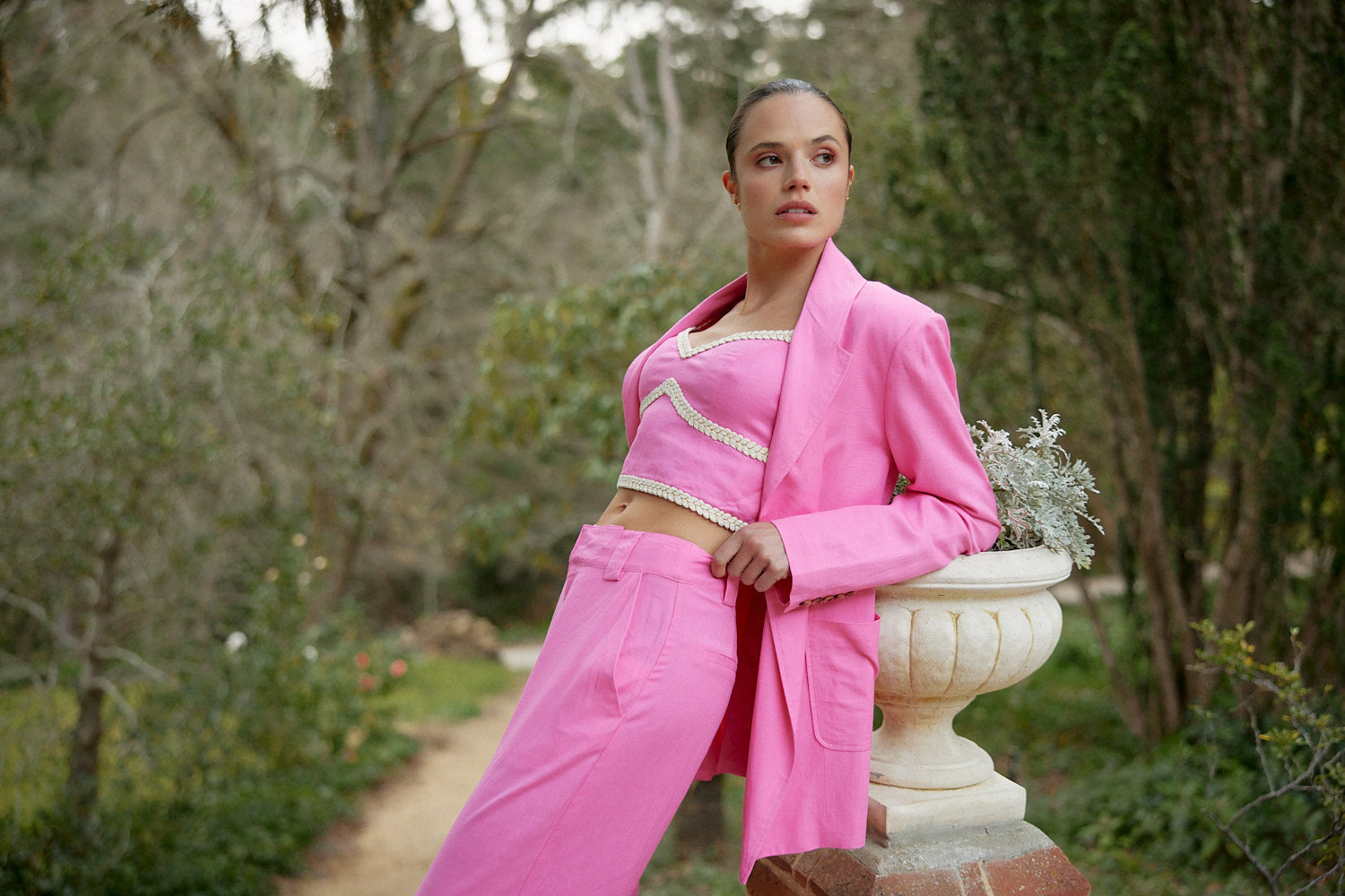Jacqueline Blazer Fuschia - Aston Studio