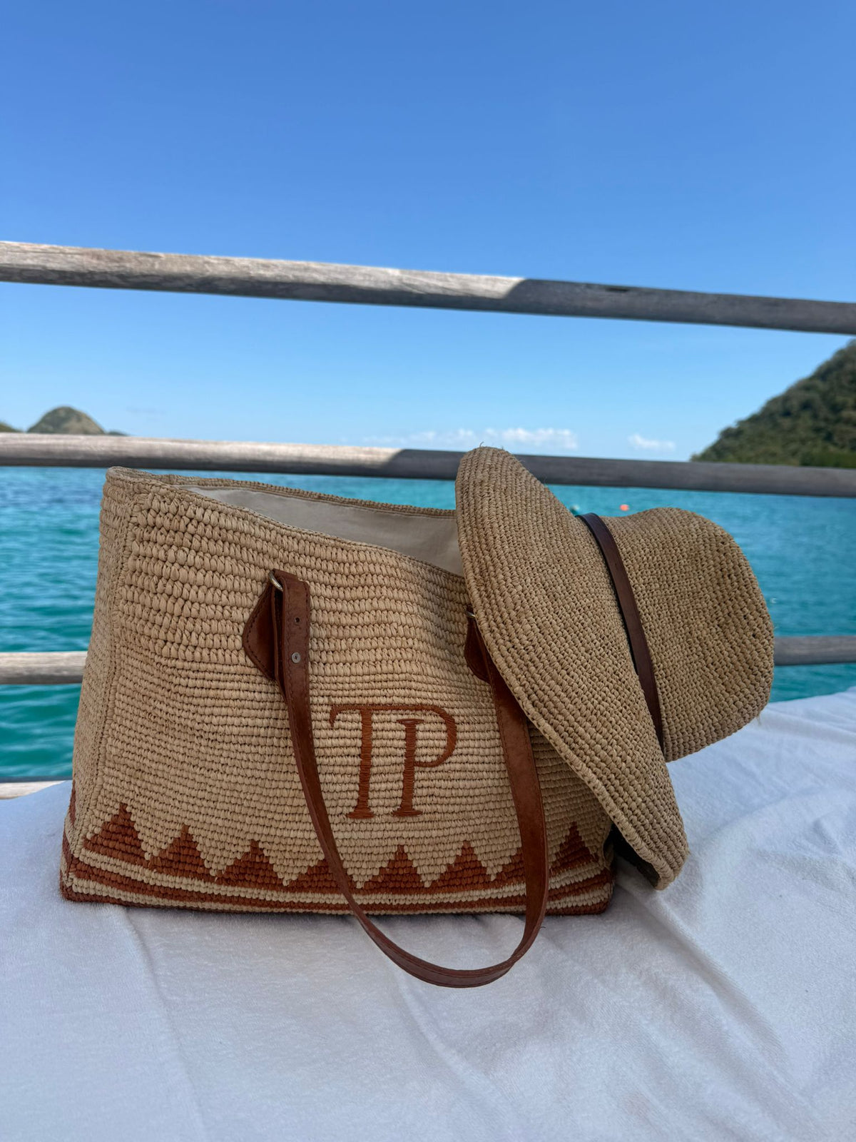 Nikoi Raffia Tote