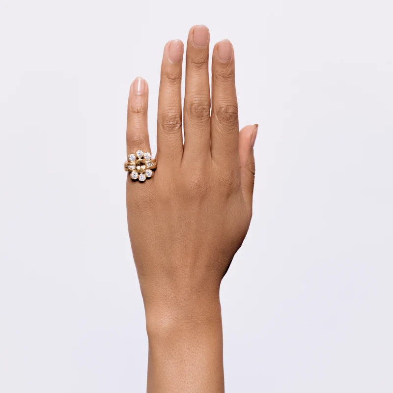 Ki Ring in Citrine 18K Gold Plated
