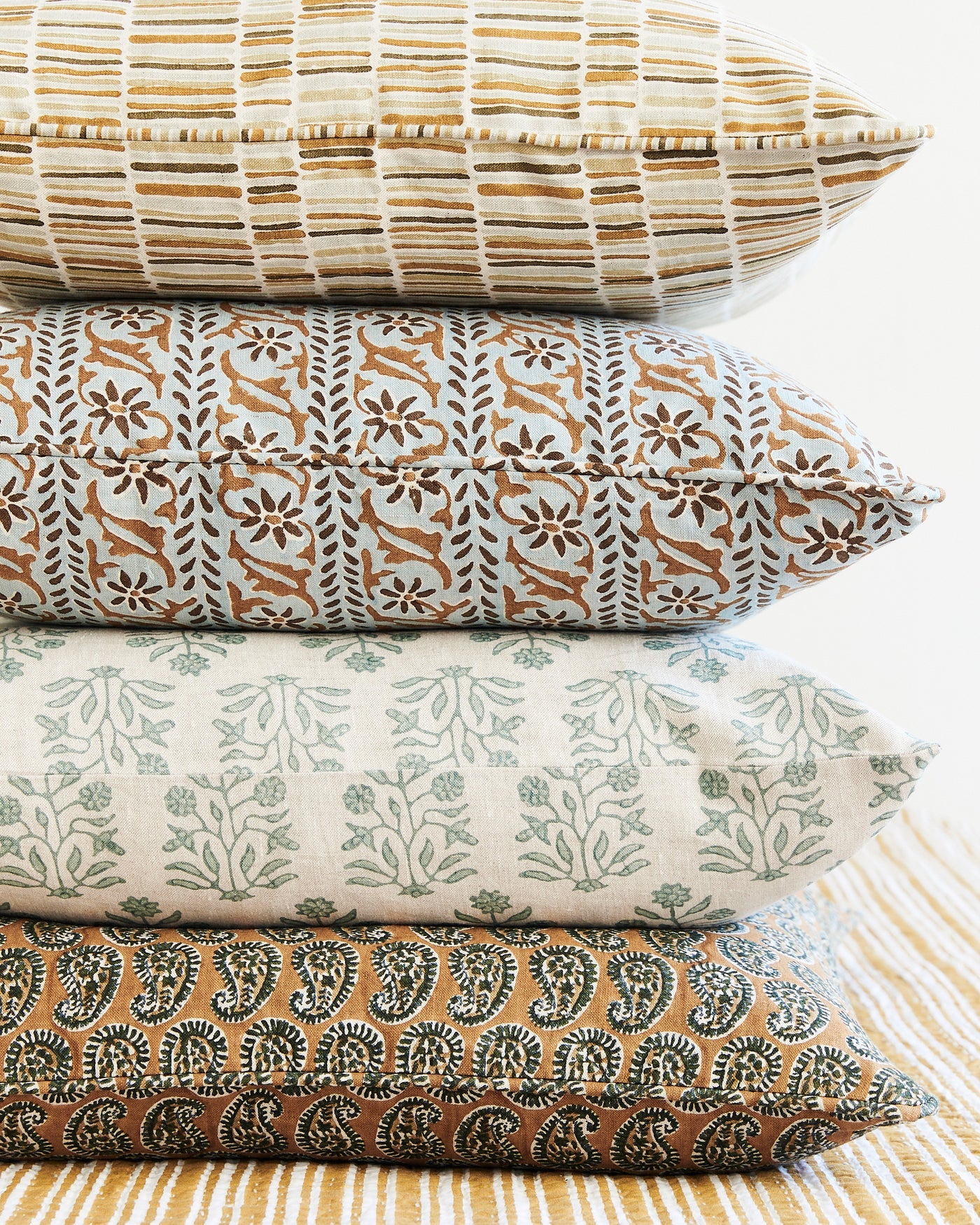 Amer Celadon Linen Cushion 50x50cm