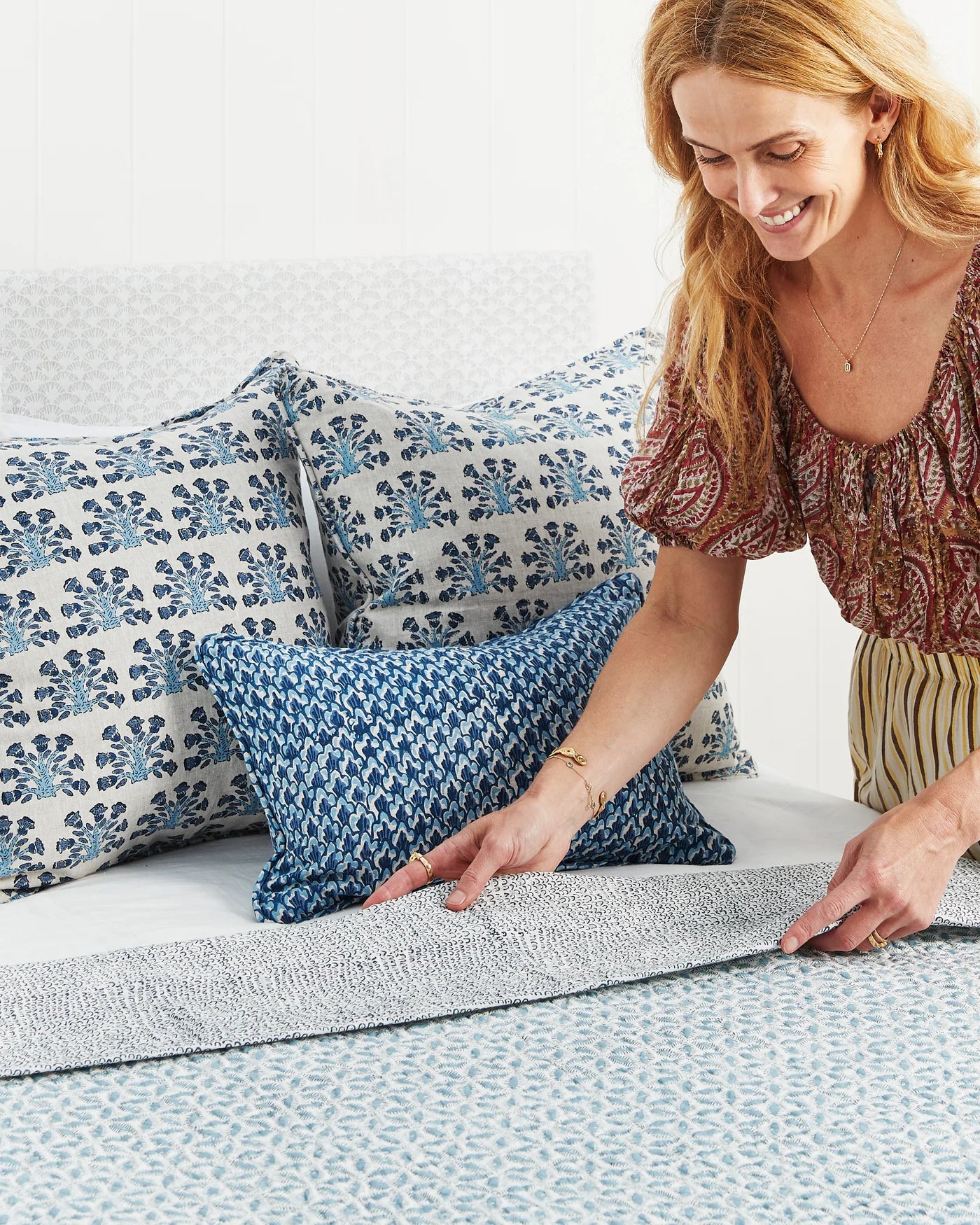 Samode Riviera Linen Cushion 50x50cm
