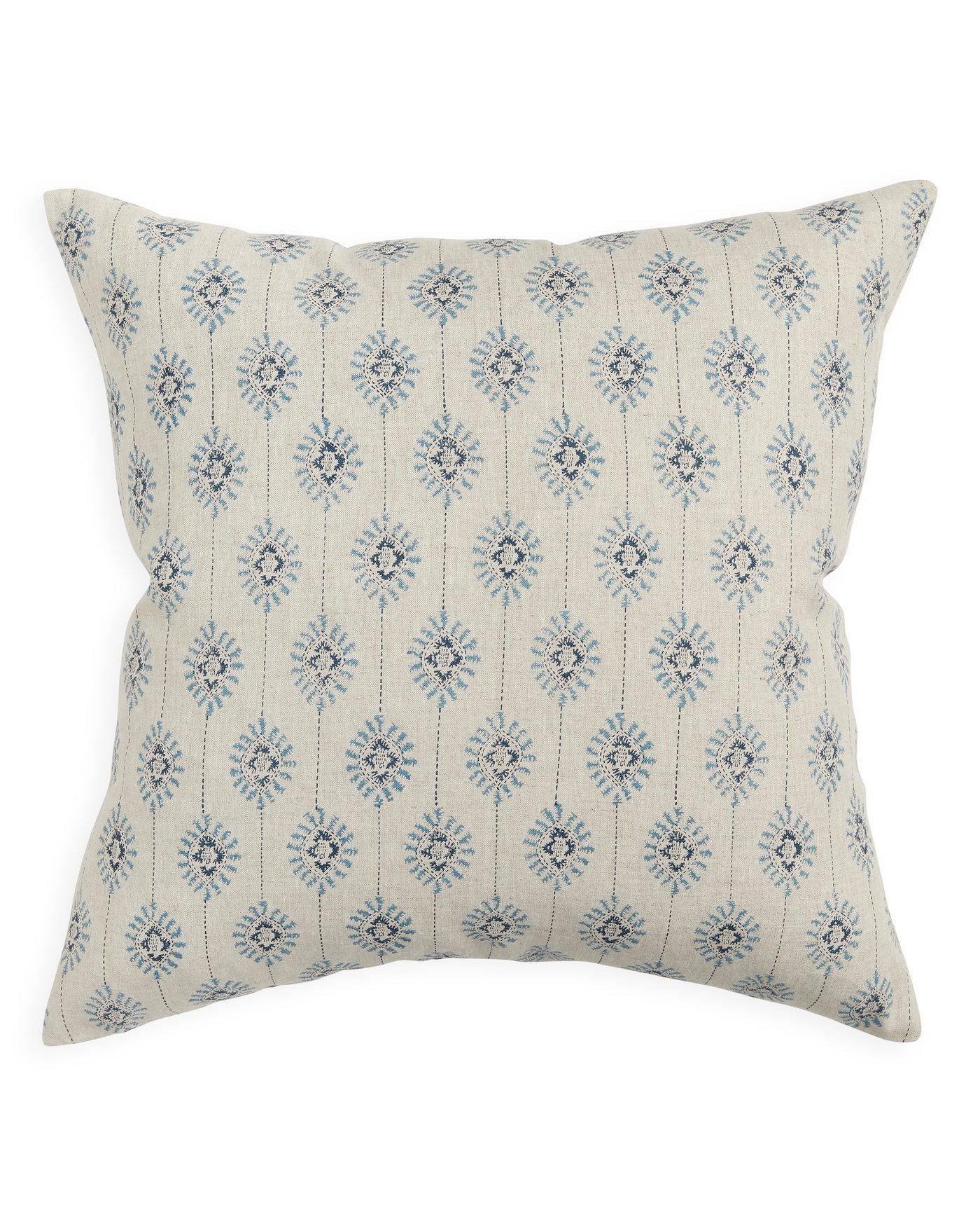 Bombay Azure Linen Cushion 55x55cm