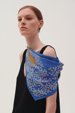 Silk Scarf “Wolfie” Mariya Primachenko