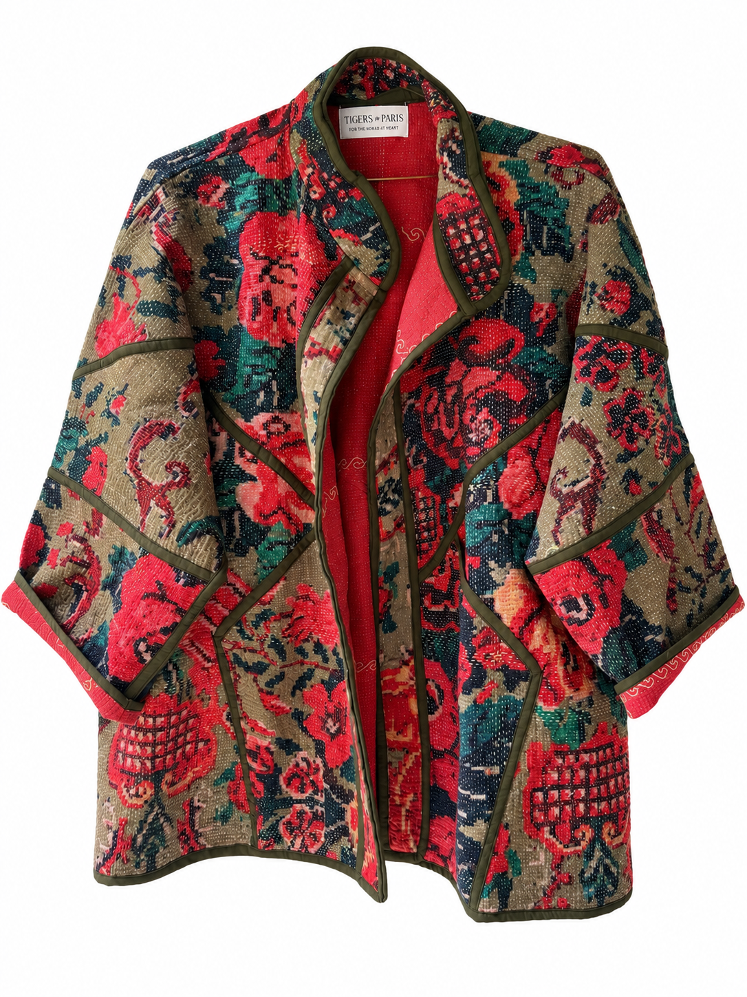 Vintage Kantha Kimono Jacket Design 6