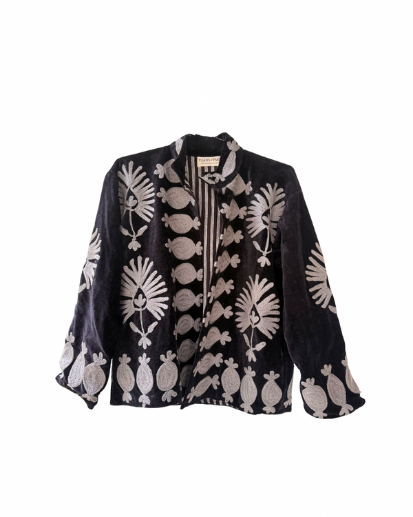 Raina Jacket Noir Grey - Tigers in Paris