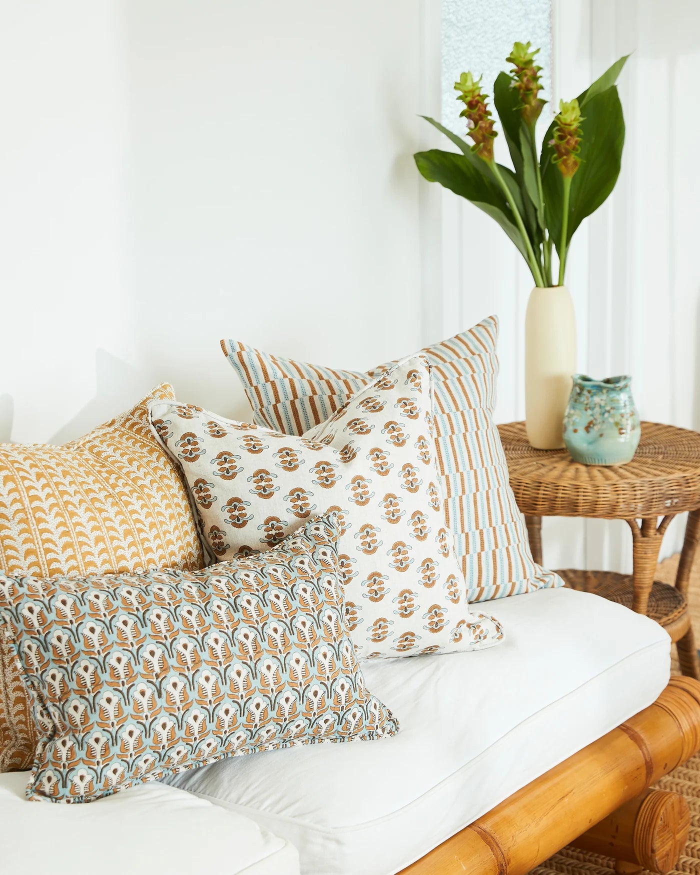 Fiore Sahara Linen Cushion 50x50cm