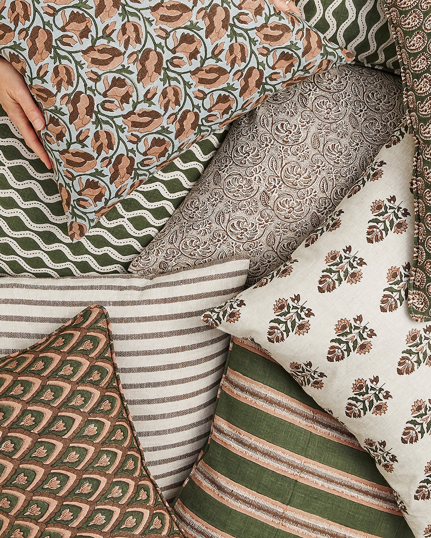 Buzios Rosewood Linen Cushion 50x50cm