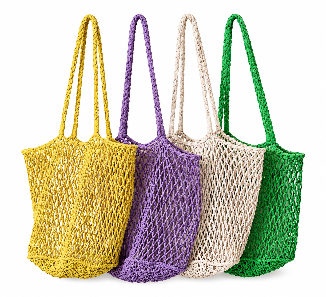 Knitted Mesh Tote