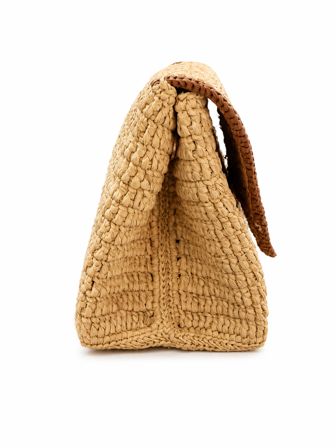 Nikoi Raffia Clutch Earth