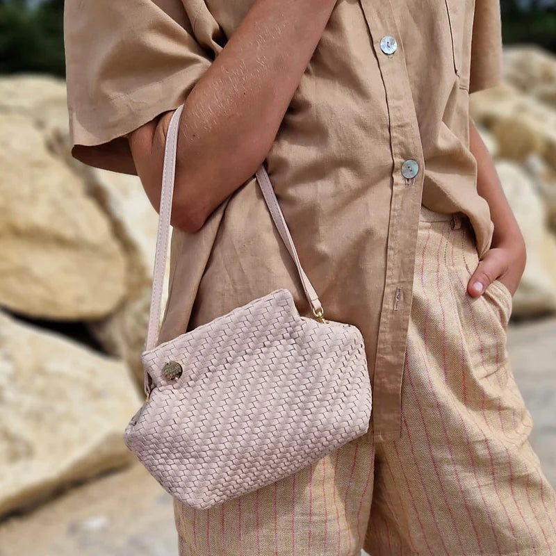 Lilis Small Leather Clutch