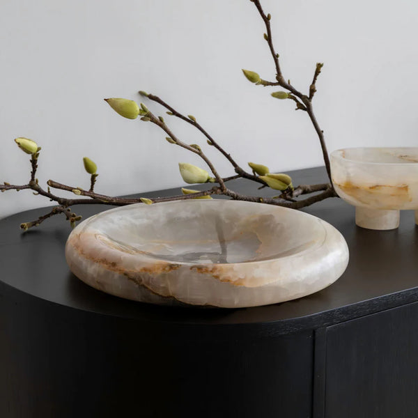 Solstice Tray - White Onyx