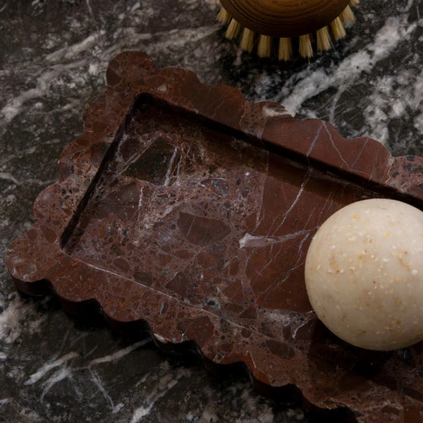 Palazzo Scalloped Bar - Rosso Levanto