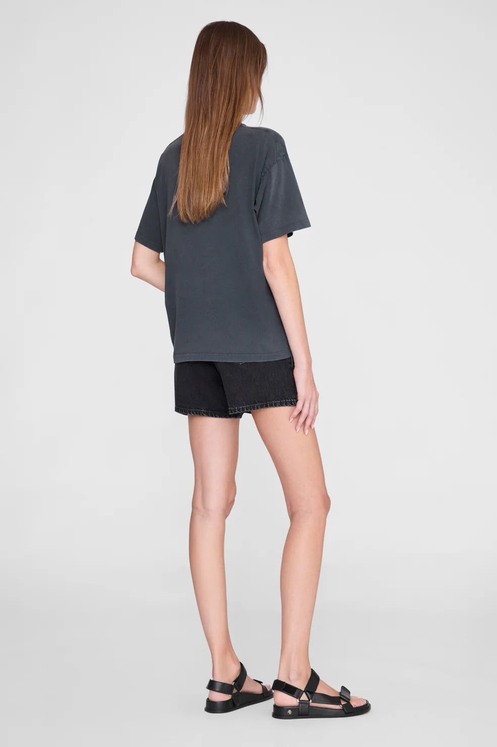 Cade Tee Palms - Washed Grey