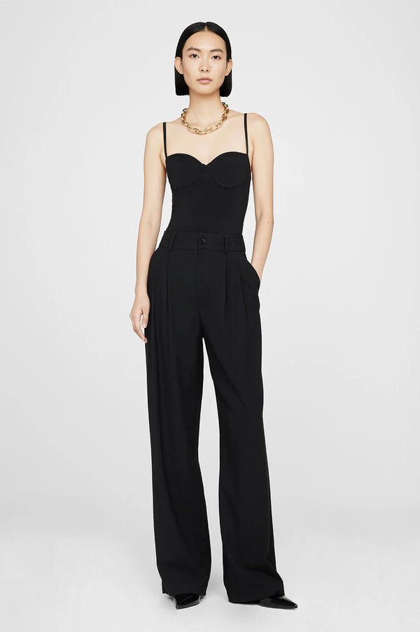 Carrie Pant Black Twill