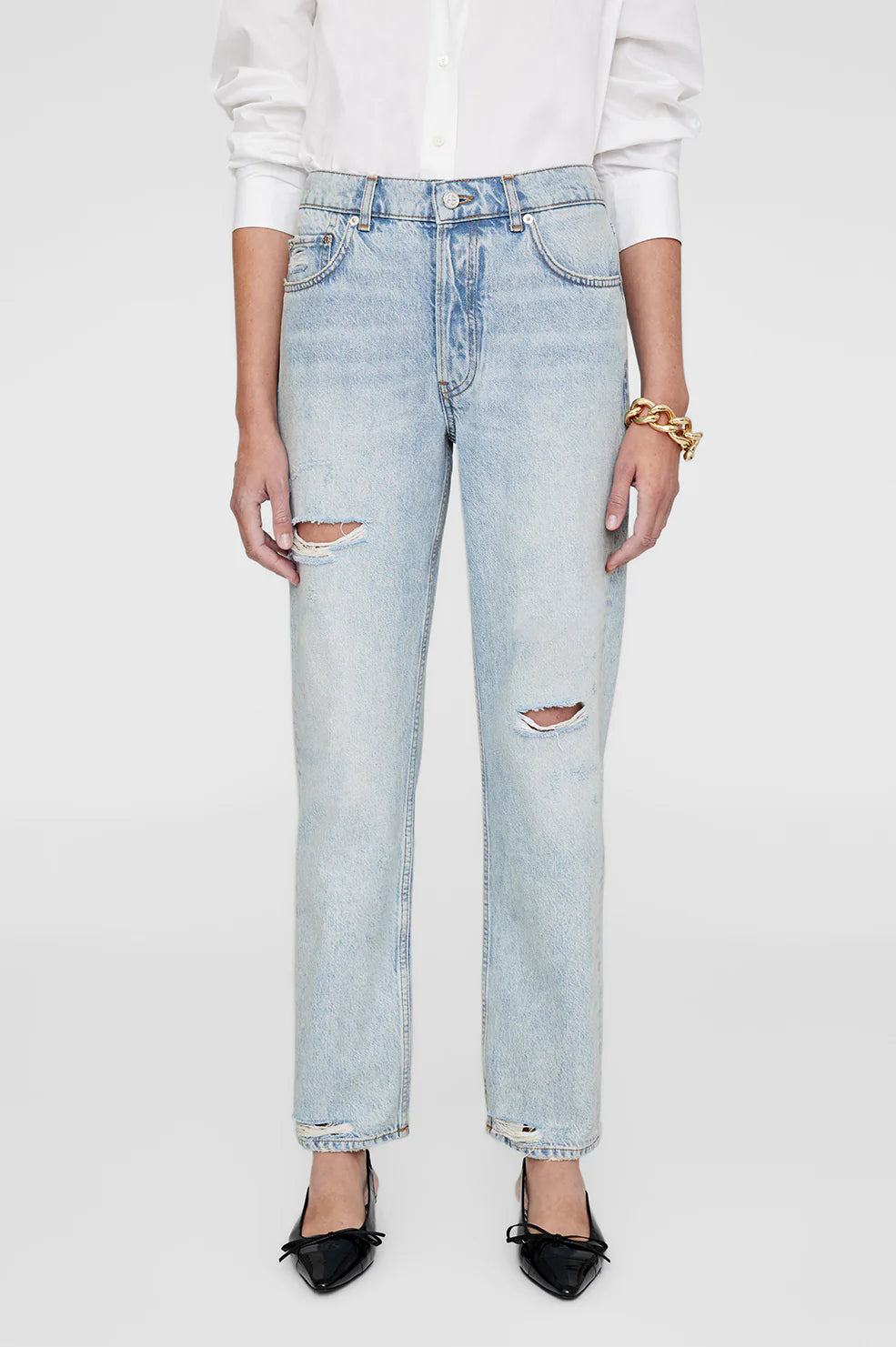 Kate Jean - Destructed Bleached Blue