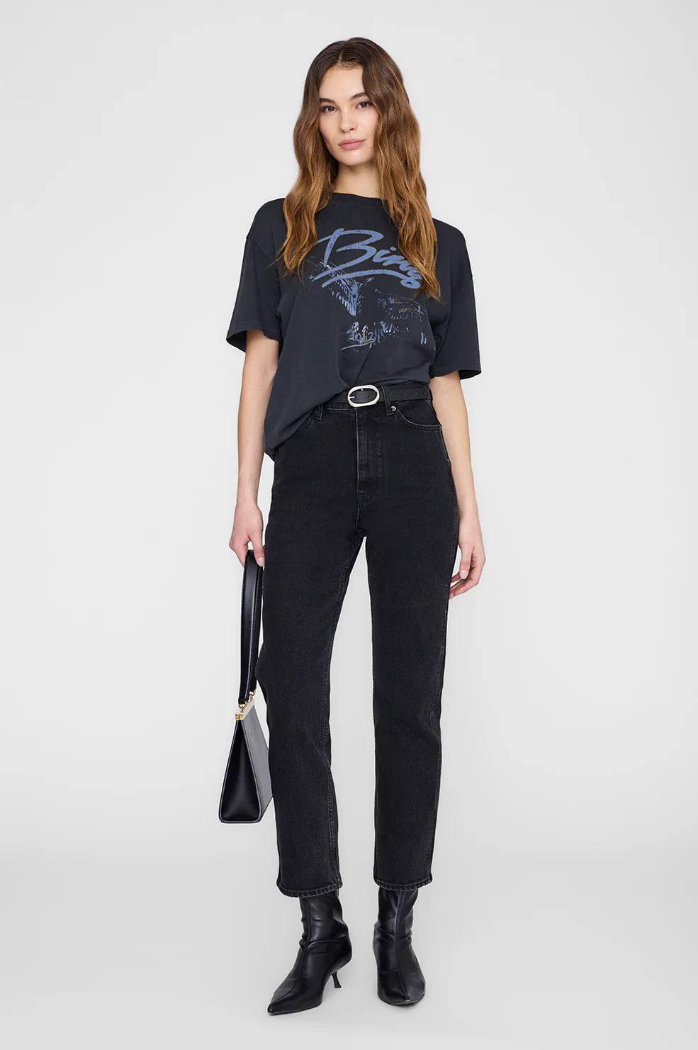 Kent Tee Eagle - Washed Black