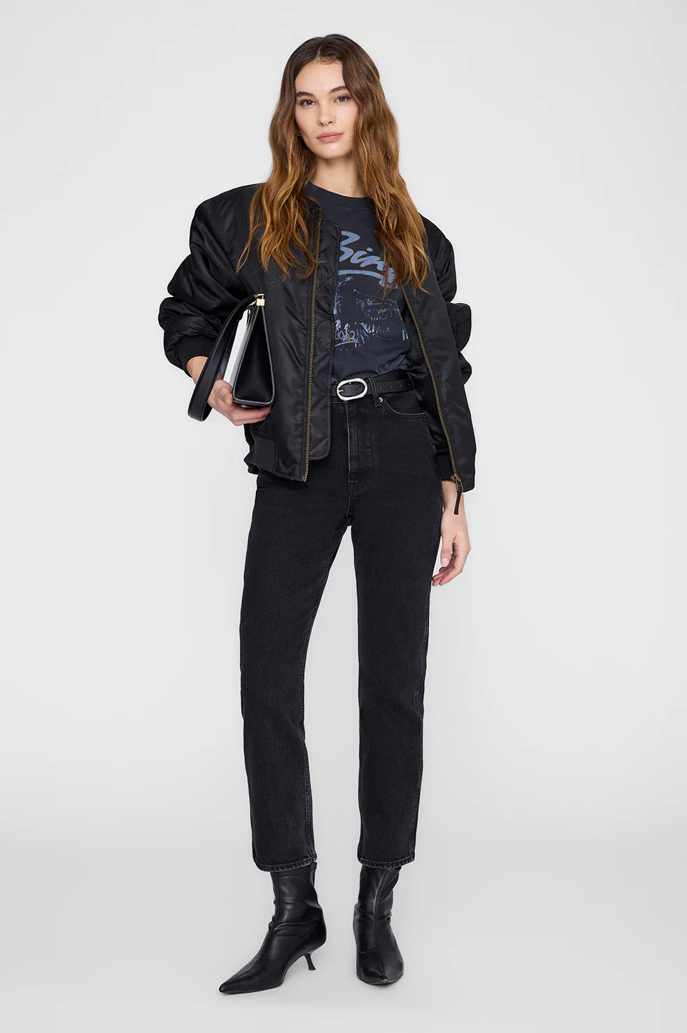 Kent Tee Eagle - Washed Black