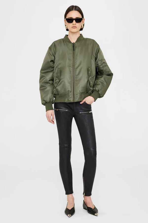 Leon Bomber - Army Green