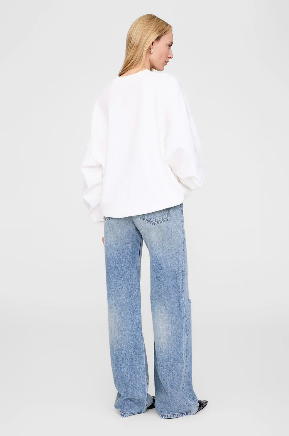 Miles Sweatshirt Framed Monogram - Off White