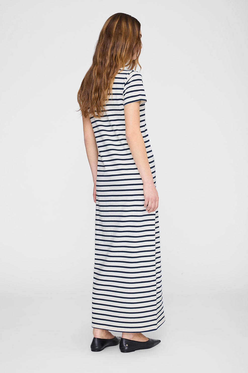 Wynne Dress Stripe – Navy Stripe