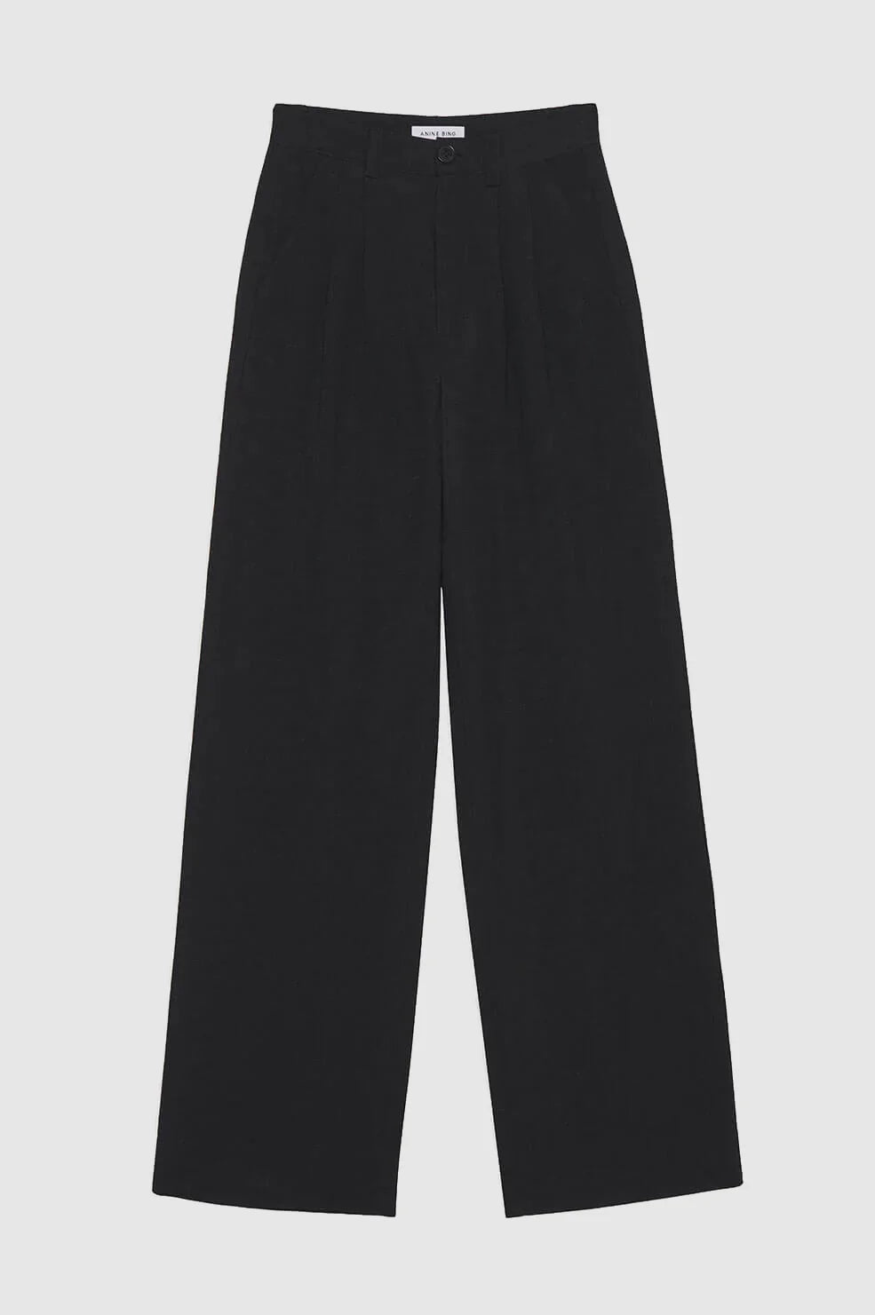 Carrie Pant Black Linen Blend